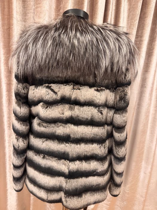 Vand blana naturala de chinchila S/M