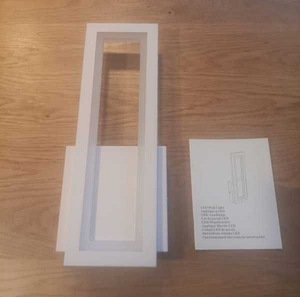 НОВ! LED аплик, лампа за стена 16W, 2000 LM, Топла светлина 3000K