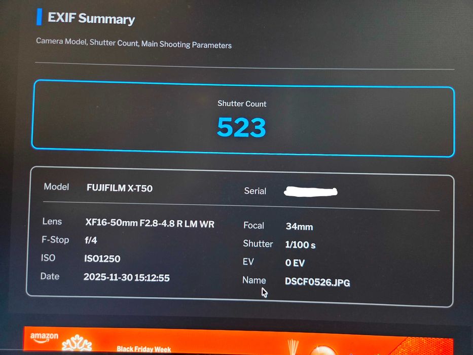 Fujifilm X-T50 Graphite Kit cu Obiectiv 16-50mm f/2.8-4.8