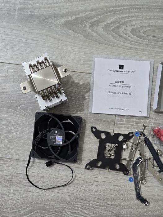 Cooler CPU Thermalright AK90, 5 heatpipes, 125mm, silențios