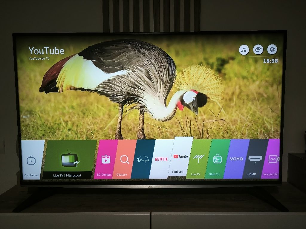 Tv  LED Smart LG, 126 cm, 50UH635V, 4K Ultra HD, Clasa A+