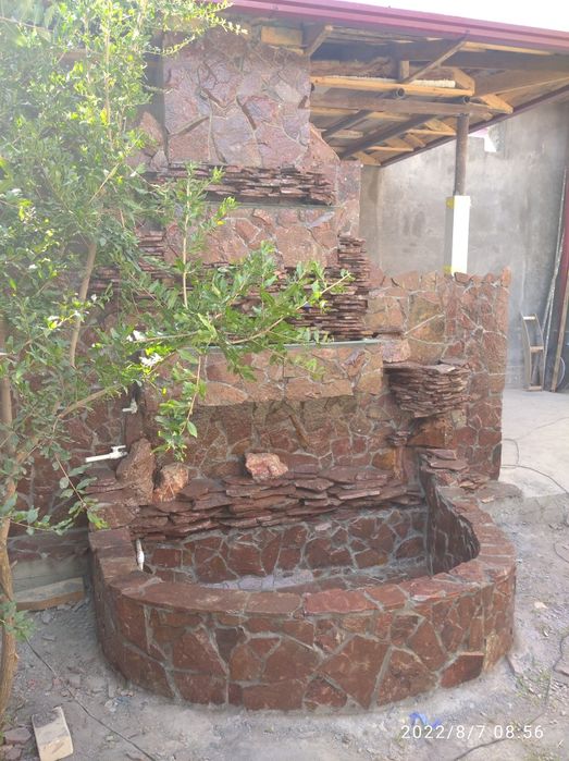 Летние кухни, камины, водопады,фонтаны