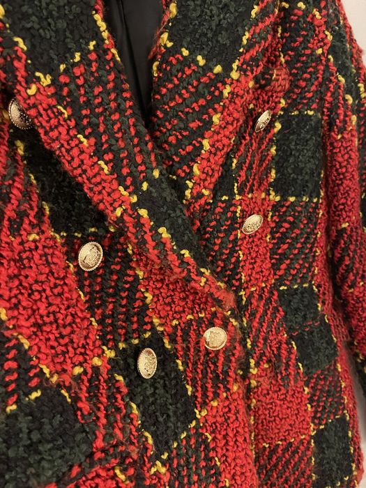 Палто каре букле