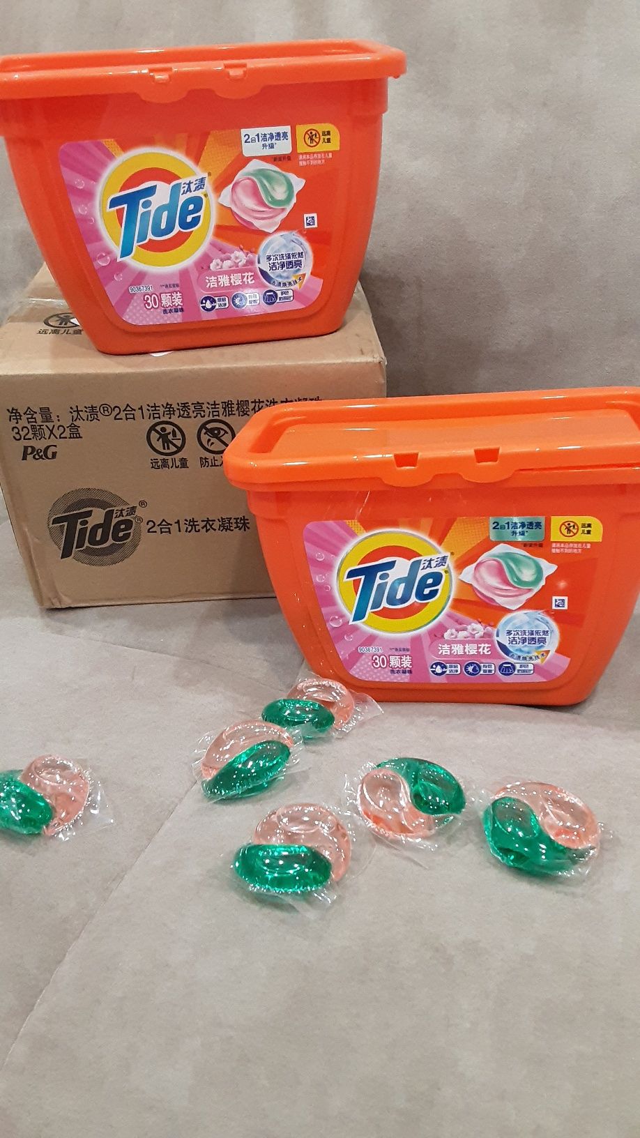 Капсулы для стирки Tide количество 30 шт