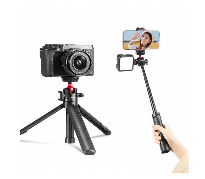 Статив, селфи стик, за фотоапарат, видеокамера, телефон, Ulanzi MT-16