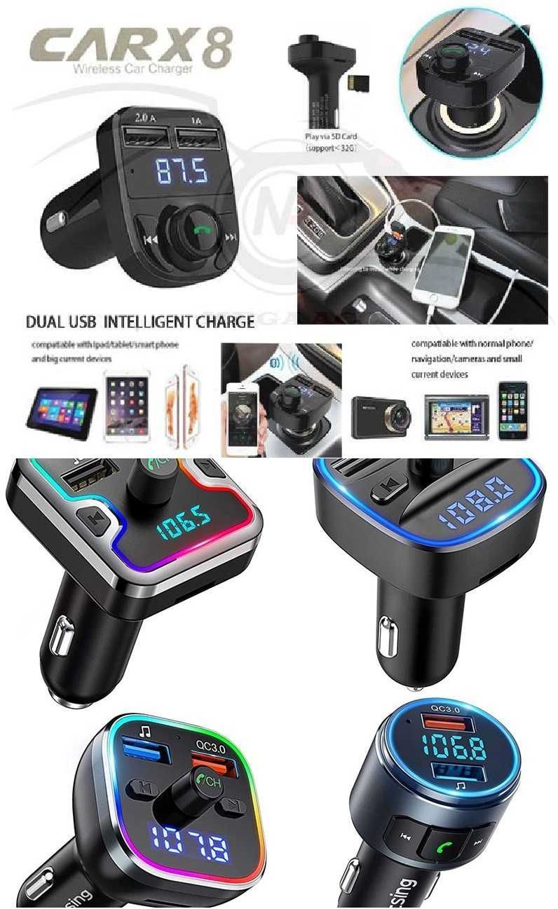 modulator bluetooth auto carkit handsfree incarcator auto 3A 2USB