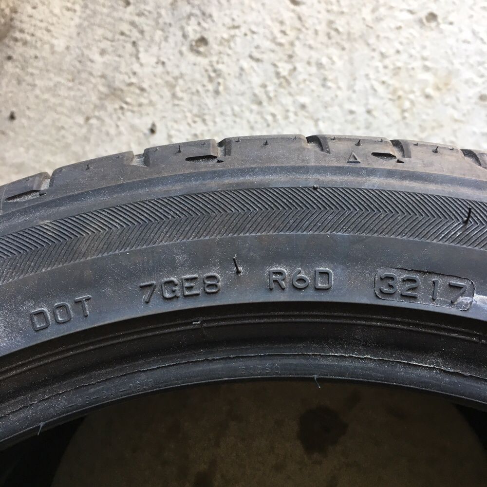 225/45/19 BRIDGESTONE Run Flat DOT3217 2бр. 6мм