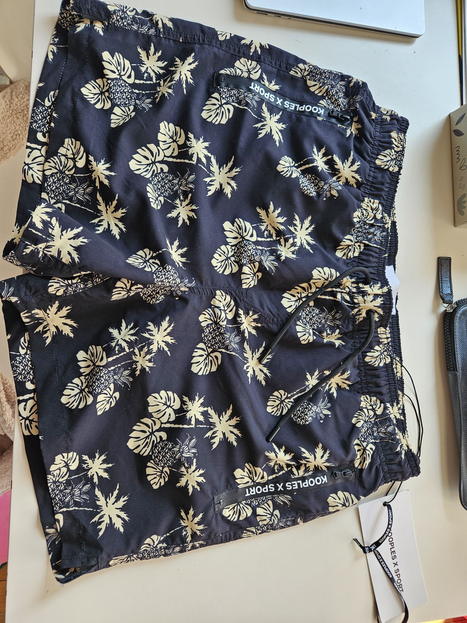 Бански The kooples Swim Shorts With Pineapple Print