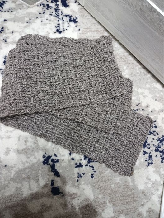 шарф шерстяной ручная