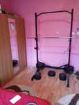 Aparat, gantere si accesorii fitness (se vind împreună)