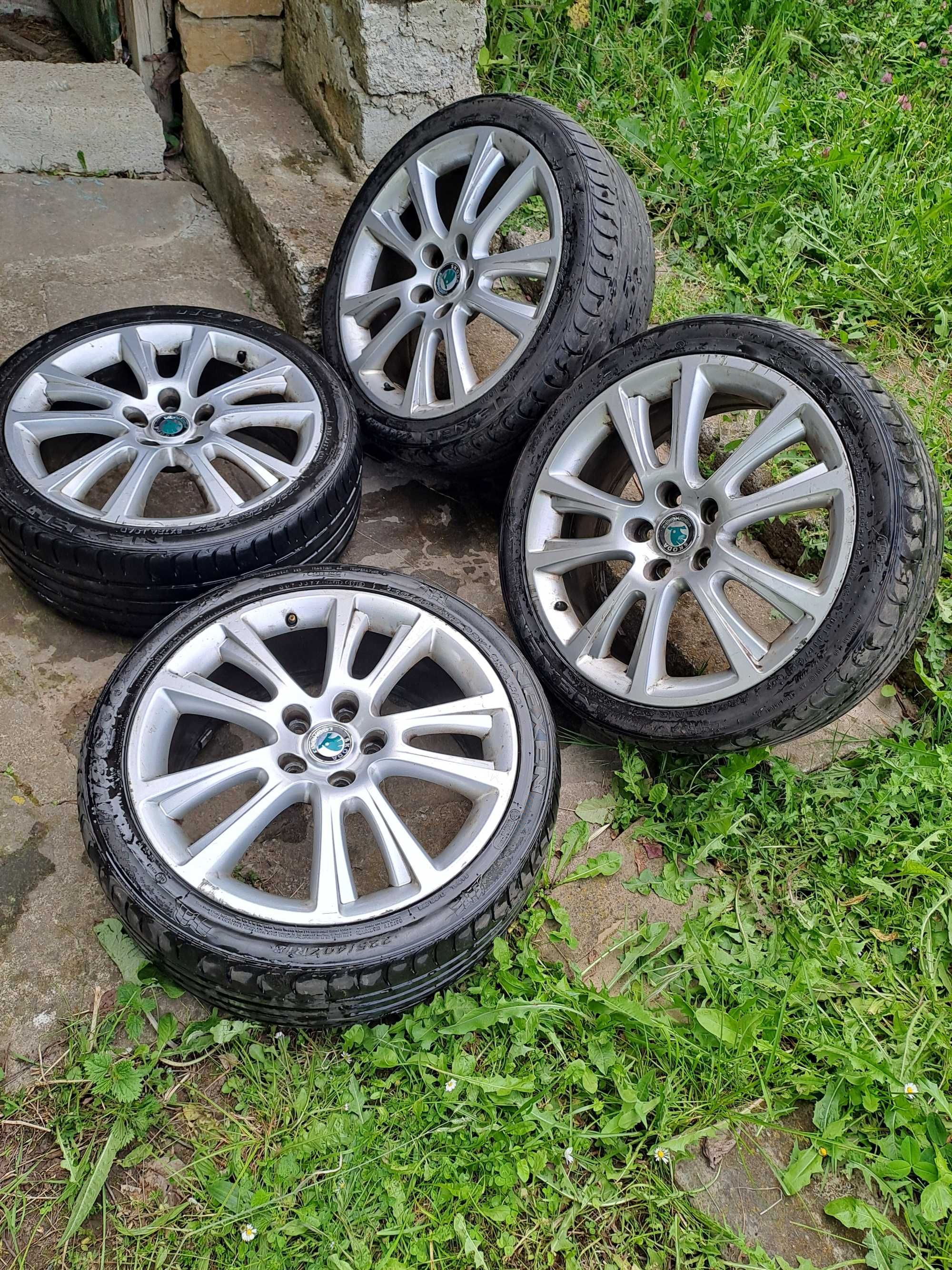 Оргинални джанти за Skoda  RS Модел ,18 цола 5Х112 , 7.5ж , ЕТ 51.