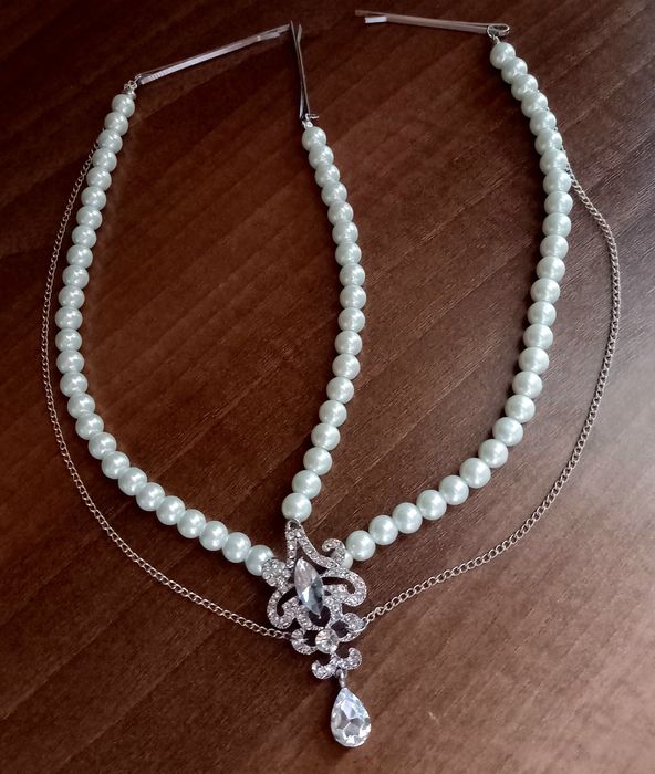 Bijuterii nunta accesorii mireasa diadema perle