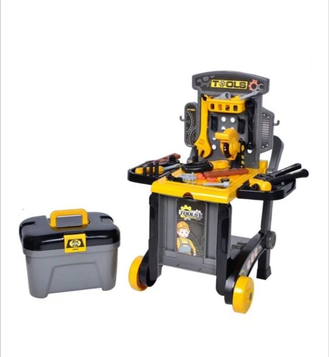 Детска работилница, куфарче с инструменти 3 в 1 50 части Детски играч