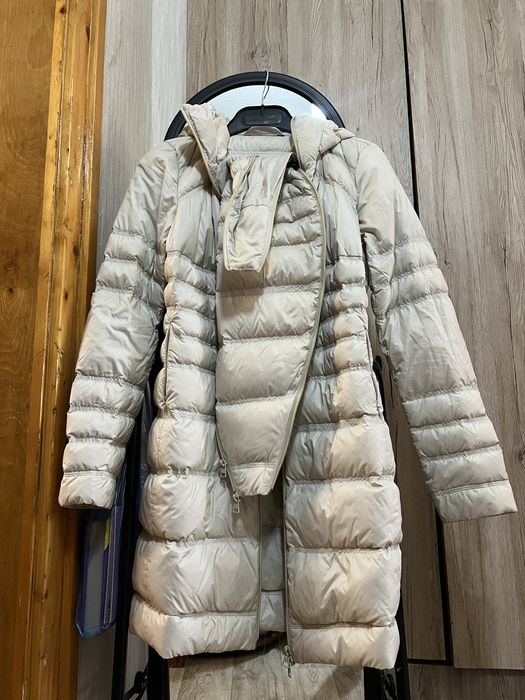 Дамско яке с гъши пух и приставка за бебеносене или бременни