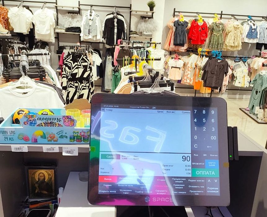 Pos Tizim kassa aparat xprinter monoblok programma kiym kechak uchun