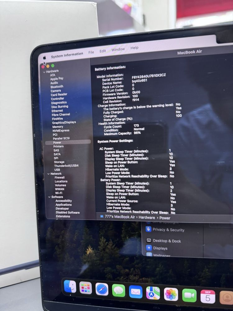 Macbook Air 13 inch M3 16Gb/512Gb Ssd