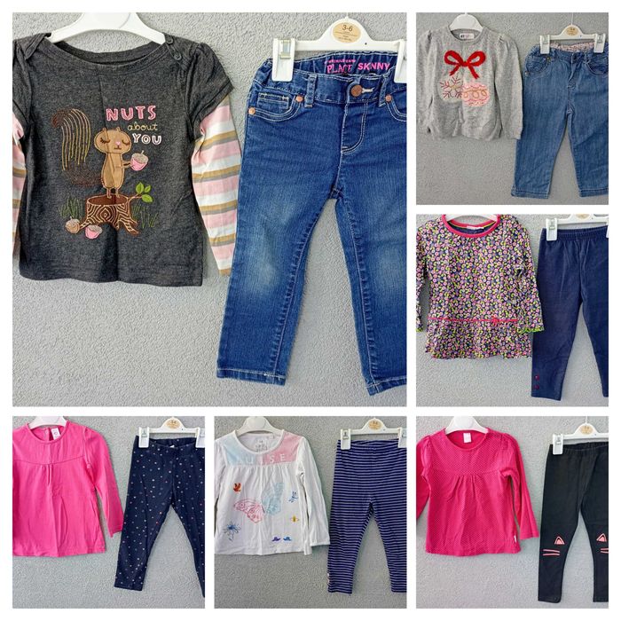 Дрешки за момиче размер 18-24м.