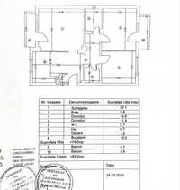 Apartament Teilor 3 camere PS-uri, etaj 1, decomandat