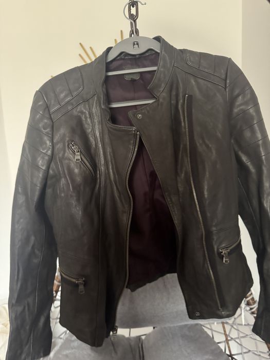 Geaca piele 100% GAP, marime M