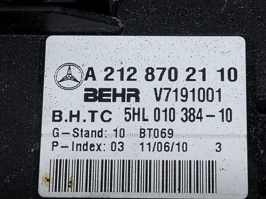 Rezistenta trepte aeroterma A2128702110 Mercedes-Benz C-Class W204/S2