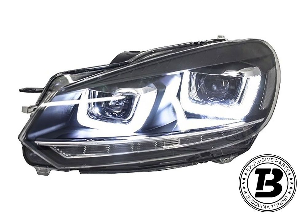 Faruri LED compatibile cu VW Golf 6 VI G7 U Design
