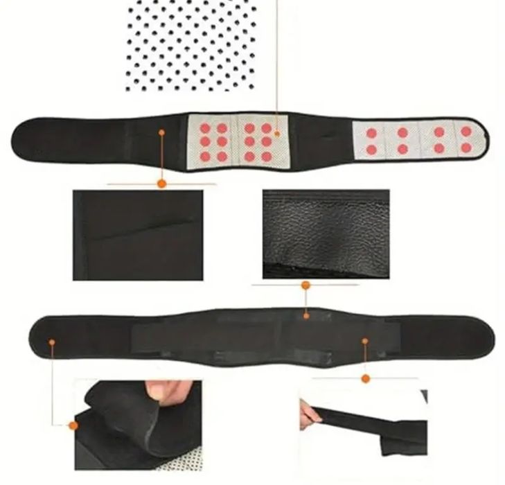 Centura Lombara , Brâu Mijloc Reglabil  , centura cu magneți S-XL