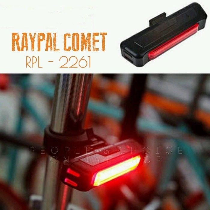 Stop RAYPAL 2261 COMET 100 LM USB bicicleta rotativ cursiera mtb 6 mod