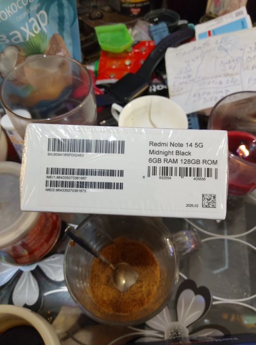 Redmi Note 14 5g 108mp. AI ,6GB RAM ,128GB ROM