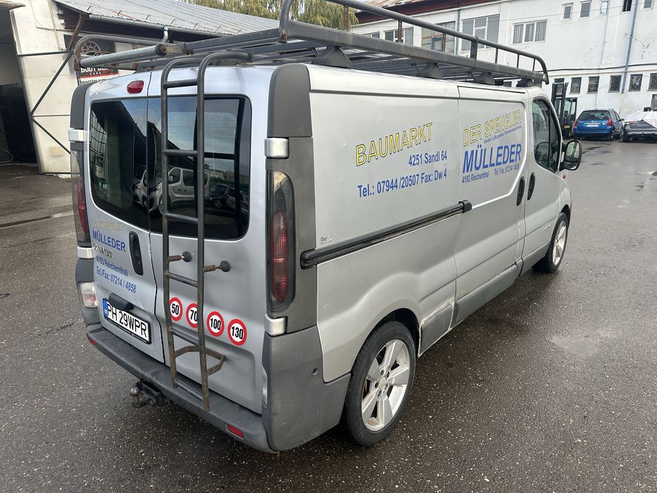 Renault Trafic 1.9dci 101cp, 6trepte lung. Ac, fab 2005. Portbagaj sus