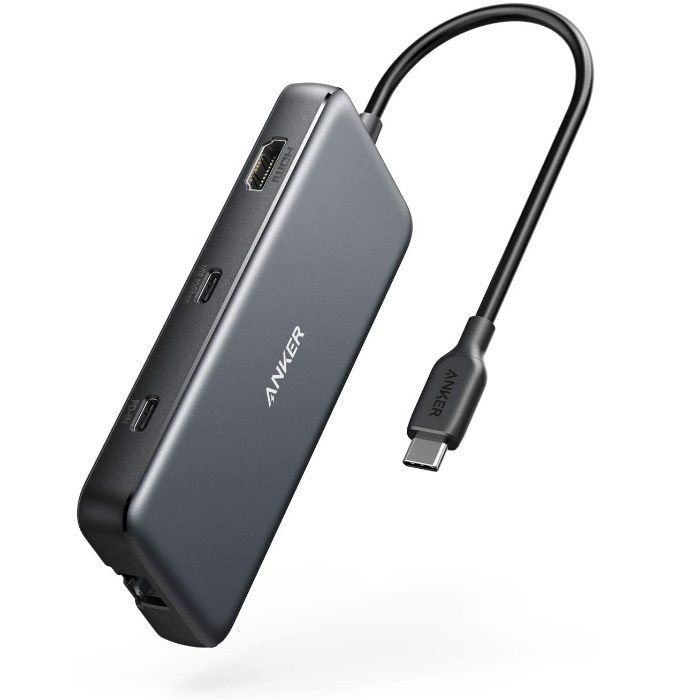 Anker PowerExpand 8-in-1 USB-C PD Ethernet Hub,хъб