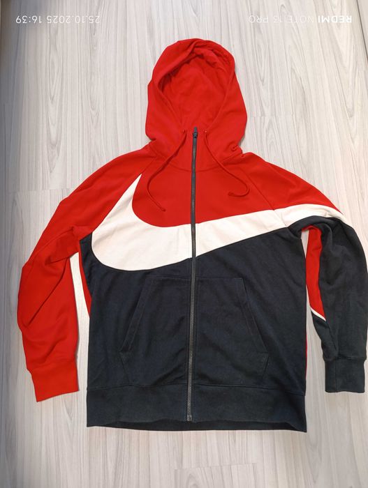 Nike Large Logo Print Drawstring''оригинално мъжко горнище Л размер