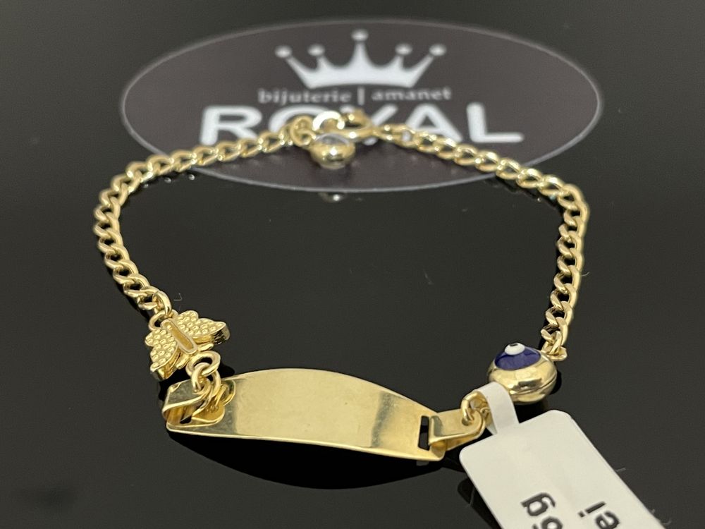 Bijuteria Royal CB : Bratara copii aur 14k 2,06gr lungime 15cm