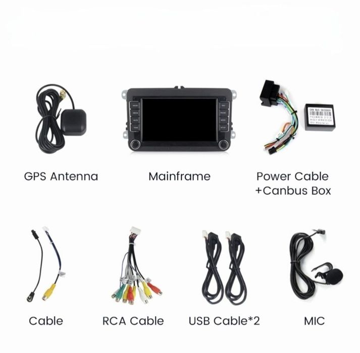 Navigatie Android VW Passat Golf 5 6 Jetta Touran Polo Tiguan GPS
