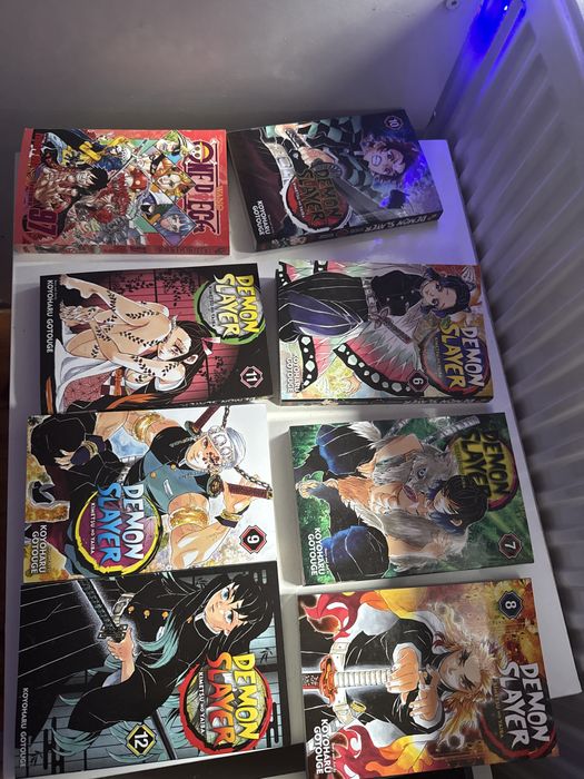 Demon slayer манги от 6-11 глава бонус манга на one piece