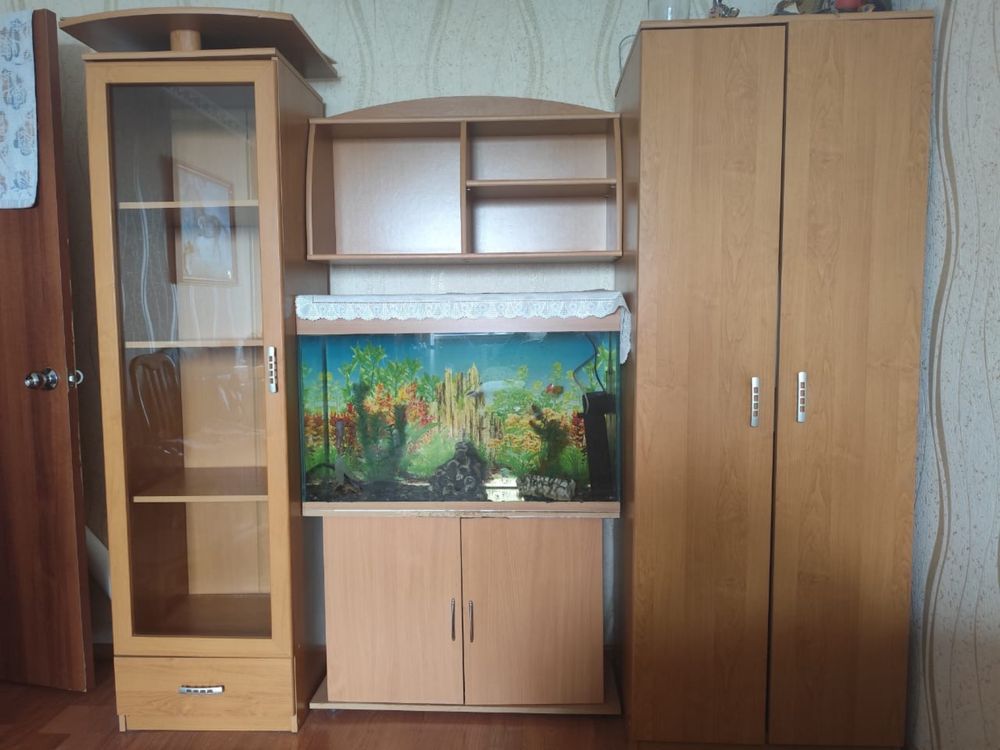 Стенка + аквариум