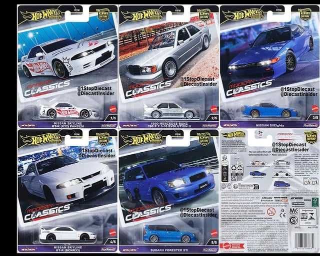 Hot wheels F&F, Modern Classic...