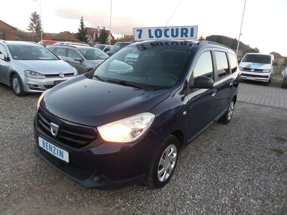 Dacia Lodgy benzina 1.6 cu 7-locuri la 132 km, in stare PERFECTA  - technic TOP!!!