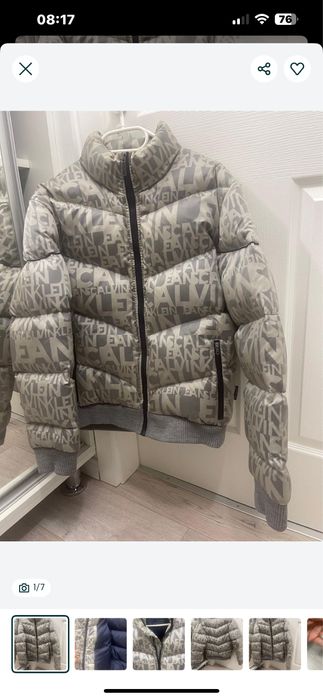 Geaca , foita Calvin Klein Jeans  marimea L si geaca C K