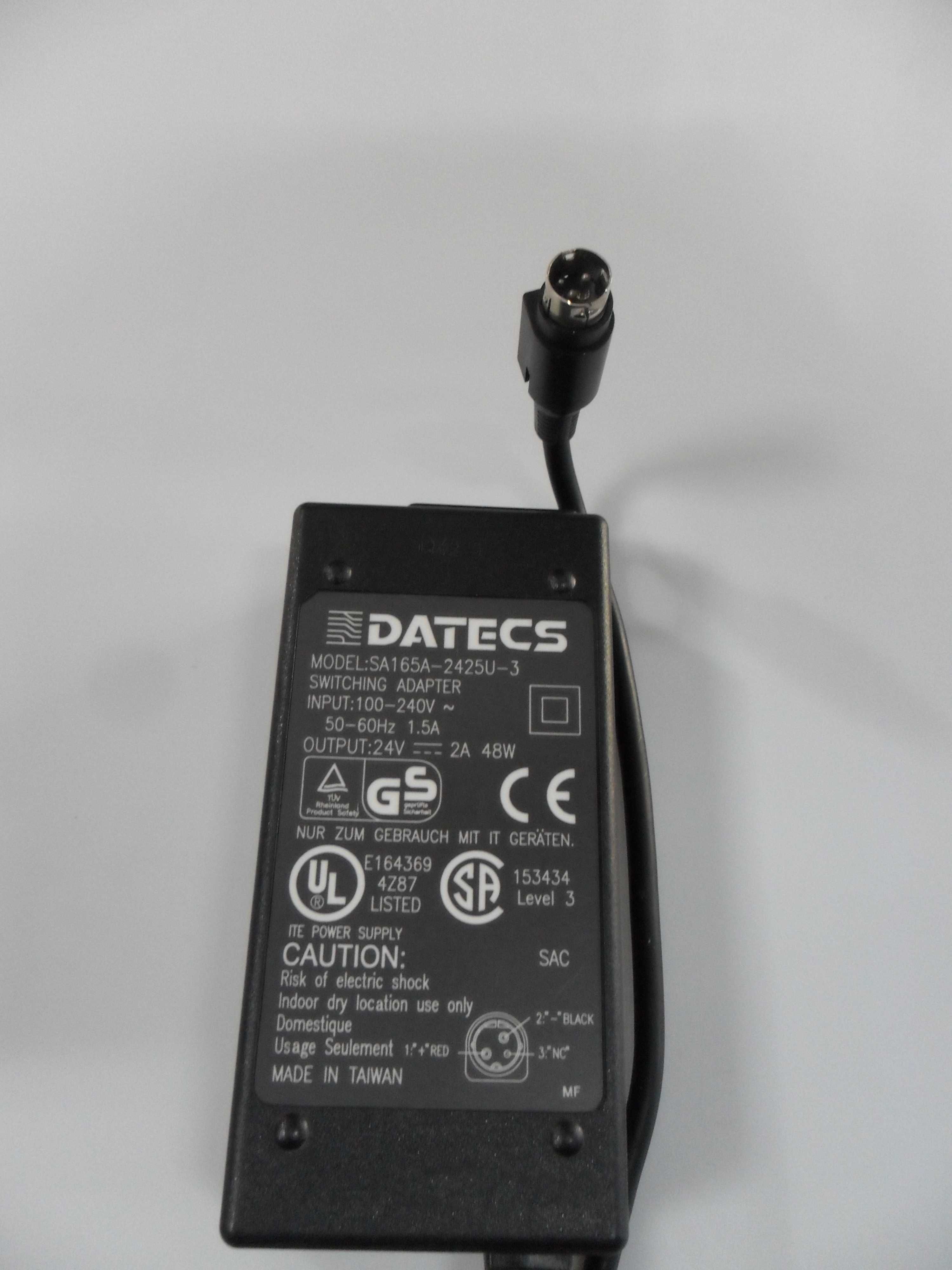 Захранващ Адаптер 24V / 2000 mA DC DATECS модел SA165A-2425U