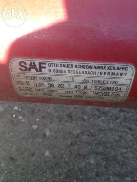 Axe SAF SKRB 9022 k pe discuri