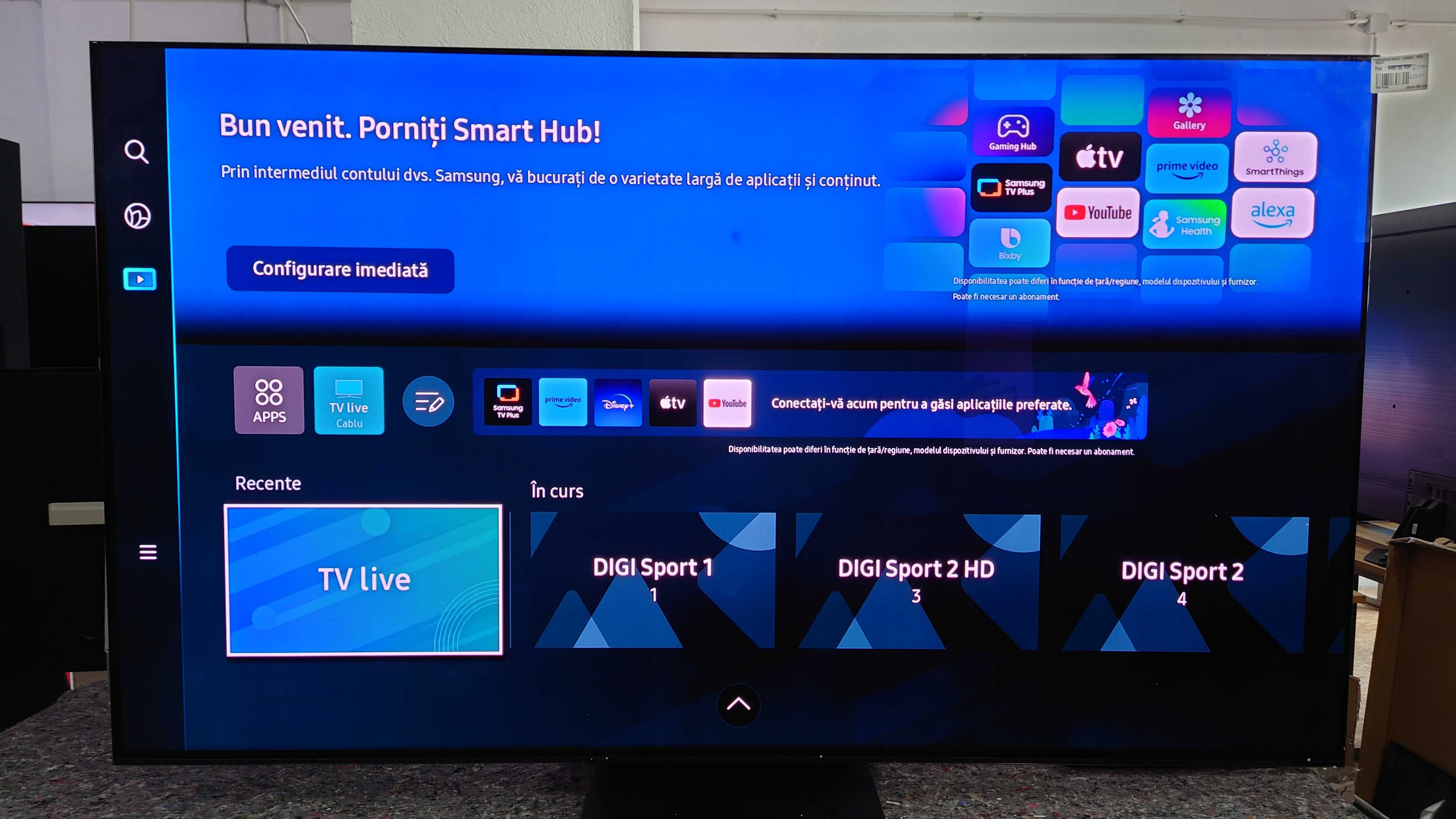 Televizor SAMSUNG OLED TQ65S95C, 163 cm, Smart, 4K Ultra HD, 100 Hz