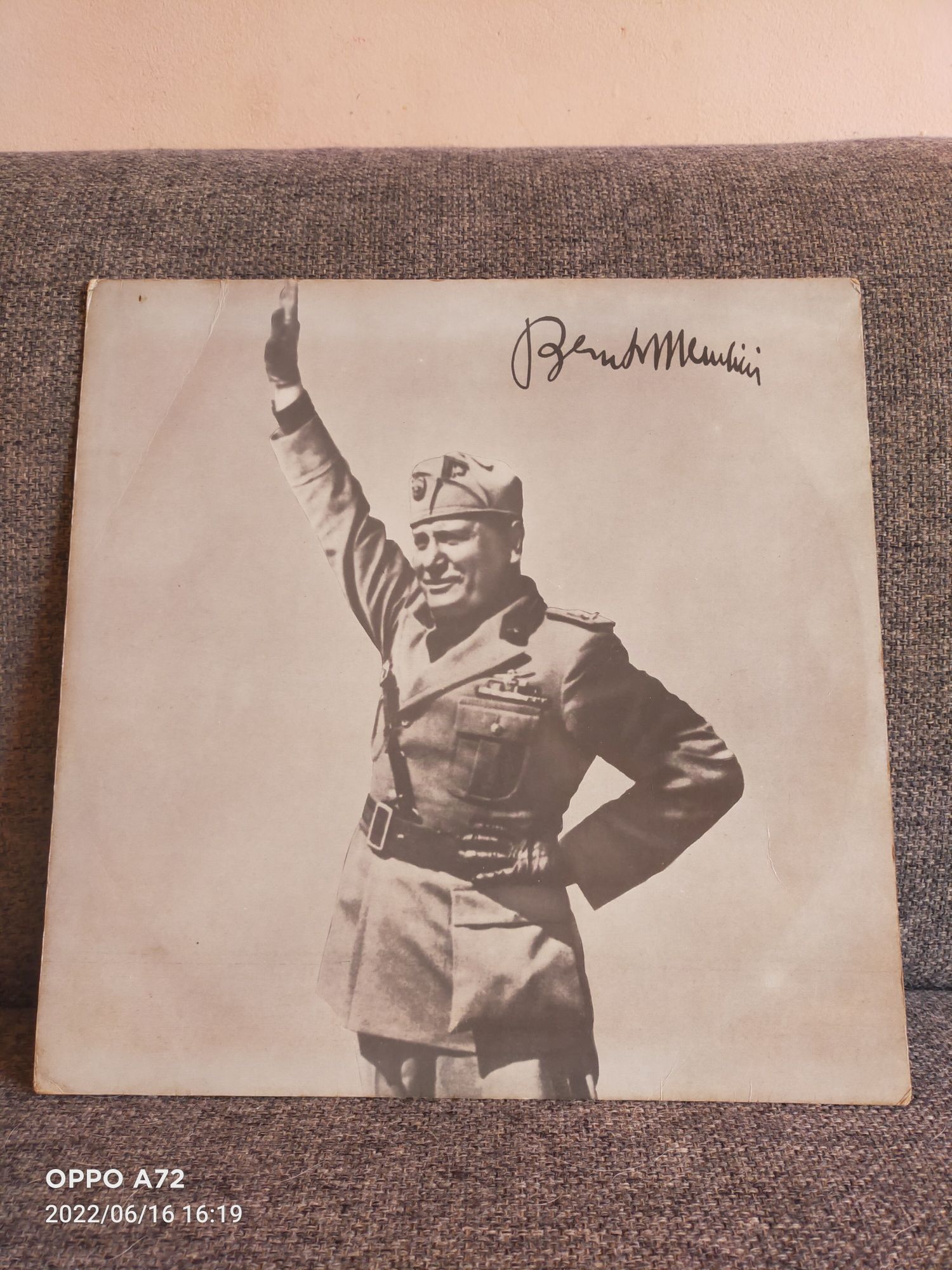 Disc vinil Benito Mussolini