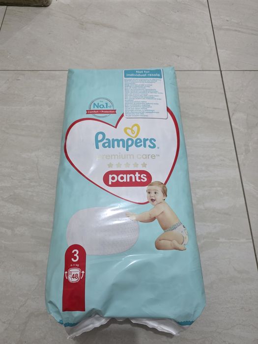 Scutece Premium Care Pants Nr.3 6-11kg, 48 bucati, Pampers