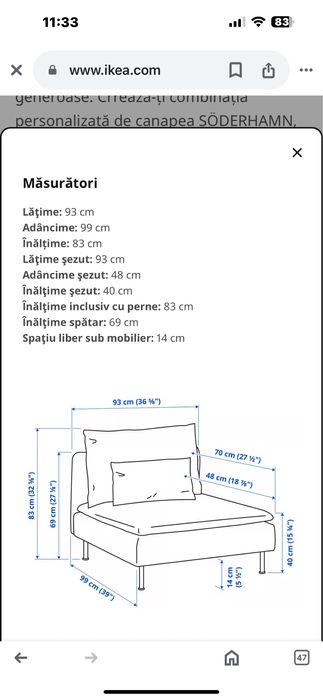 Şezlong,canapea Fridtuna bej deschis