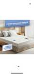 Vand topper saltea 160x200, spuma cu memorie ventilata 5cm