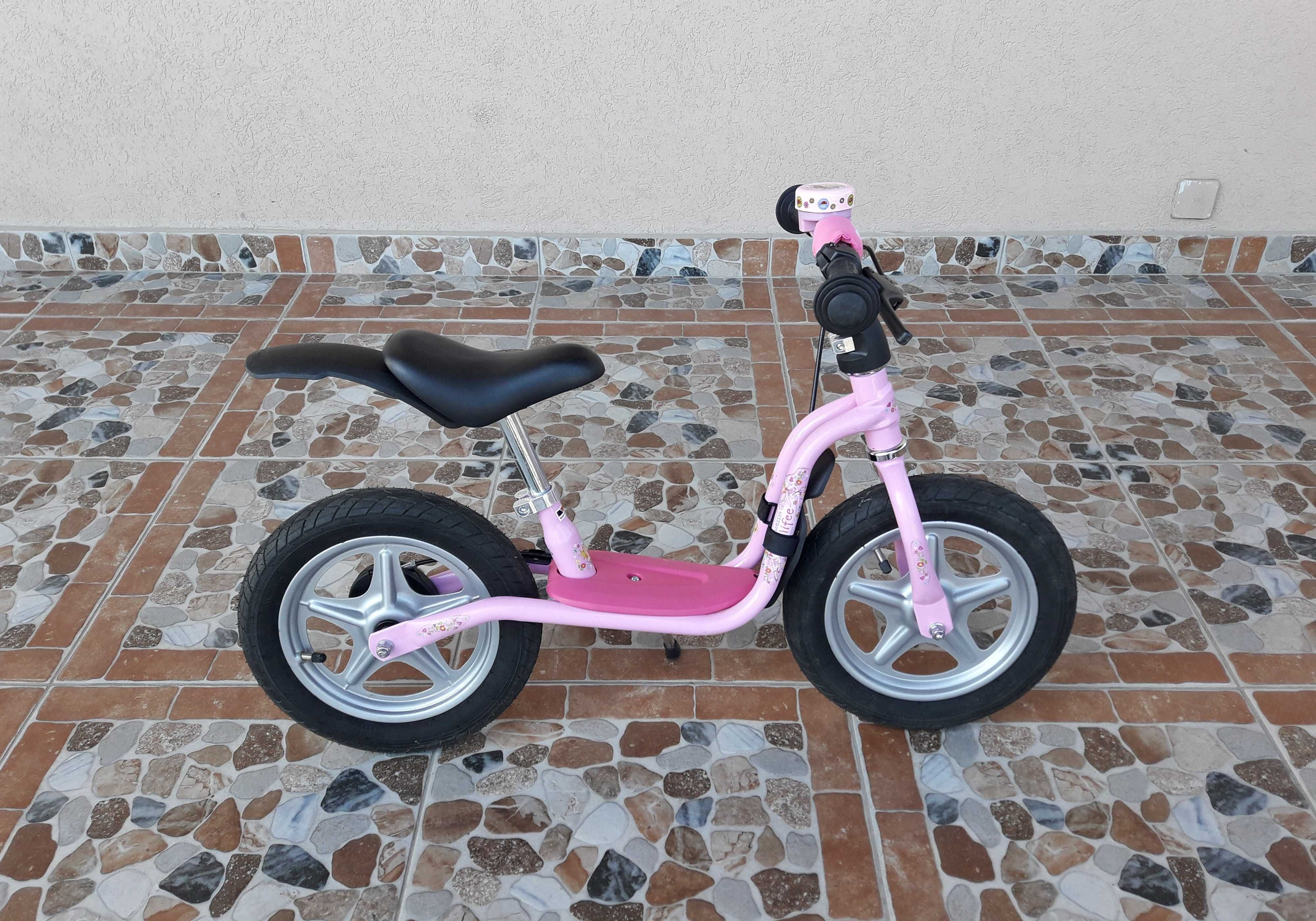 Bicicletă copii fără pedale PUKY LR 1L, Prinzessin Lillifee, roz