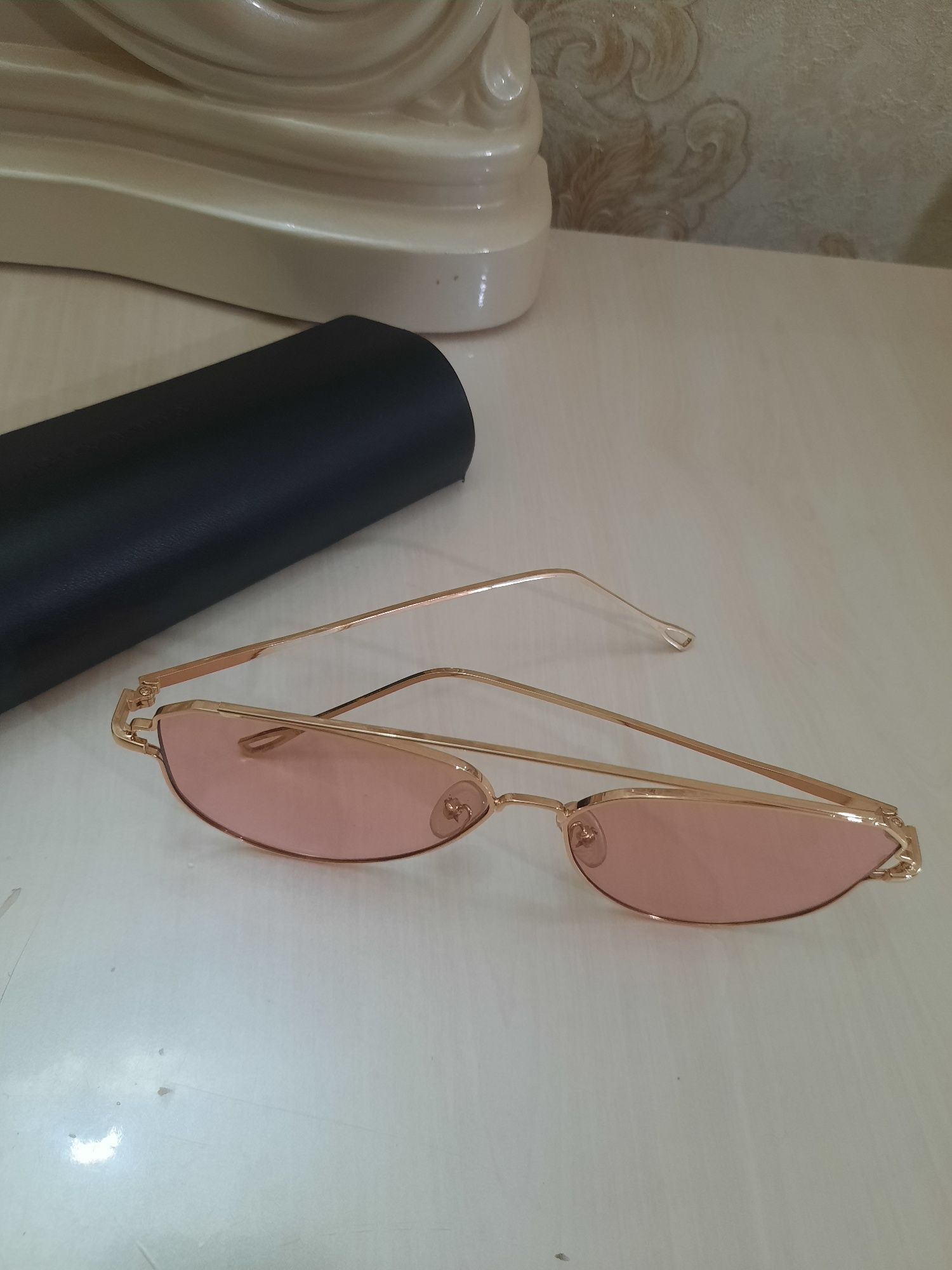 Женские розовые очки