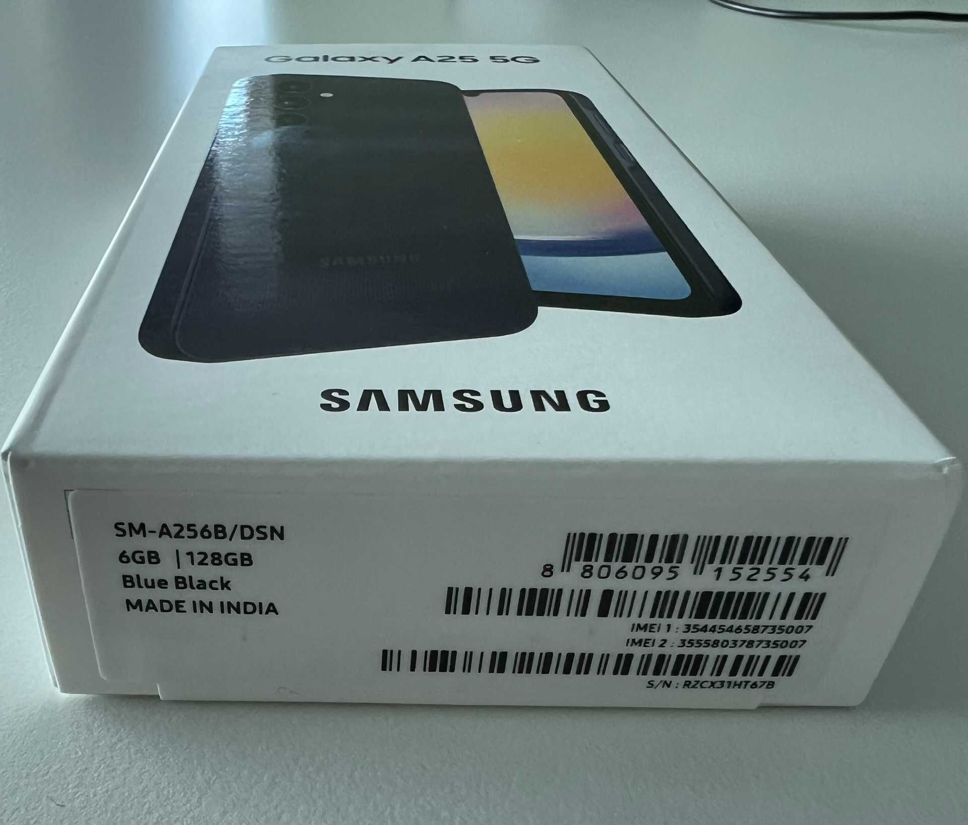 Samsung Galaxy A25 Blue Black 5g 6Gb RAM 128Gb - SIGILAT!