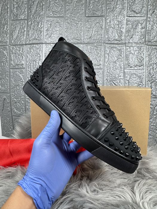 Christian Louboutin Black High Negru Cutie
