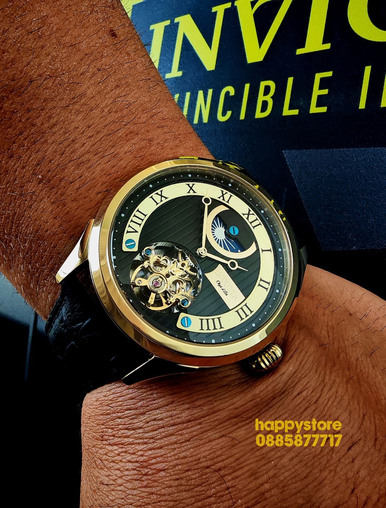 часовник INVICTA Art Classic Skeleton automatic 44 mm, Инвикта нов